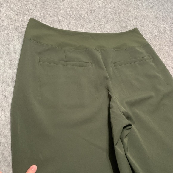 ATHLETA Endless Highrise Pants Athleisure Trousers Women's Olive Green Size 14 - Picture 4 of 16
